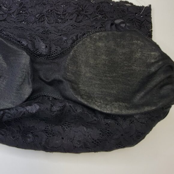 Black Lace Long Camisole Lace Tank Top Stretchy Long Camisole - Size L- NEW - Picture 13 of 15